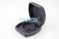 Luxury Packaging Velvet Bracelet Box W/  Insert Metal Shields EN71-3