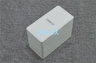 White Paper Velvet Mechanical Watch Box With Hot stamping Logo